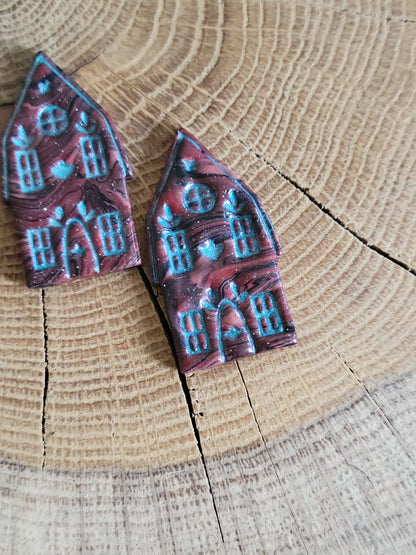 Haunted House Earrings