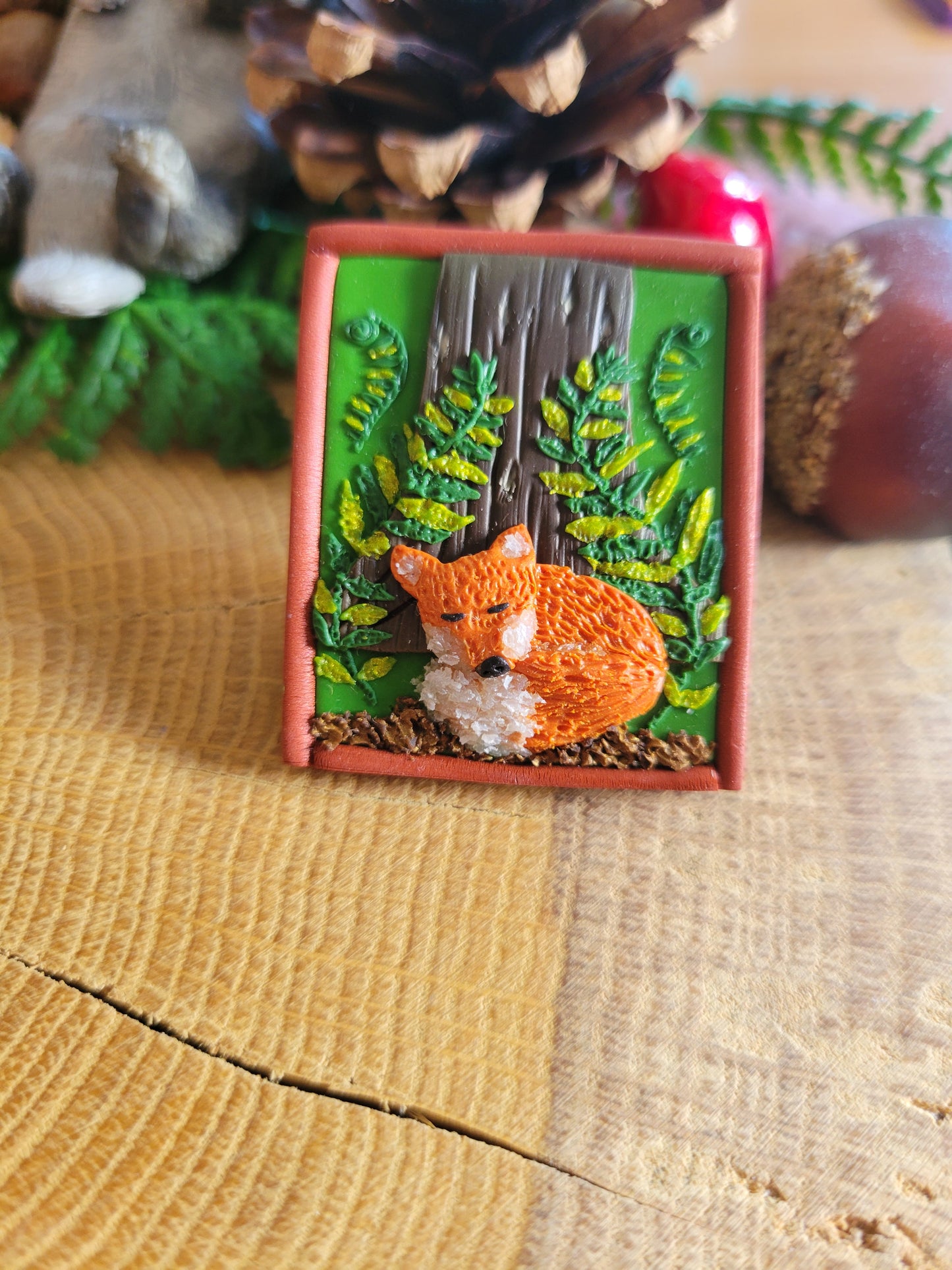 Sleeping Fox Necklace