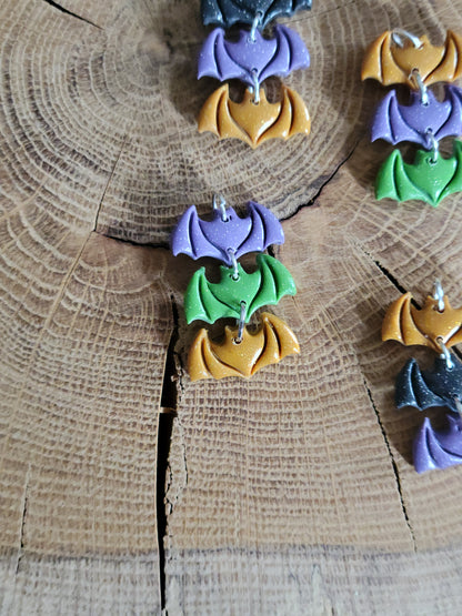 Bat Trio Earrings