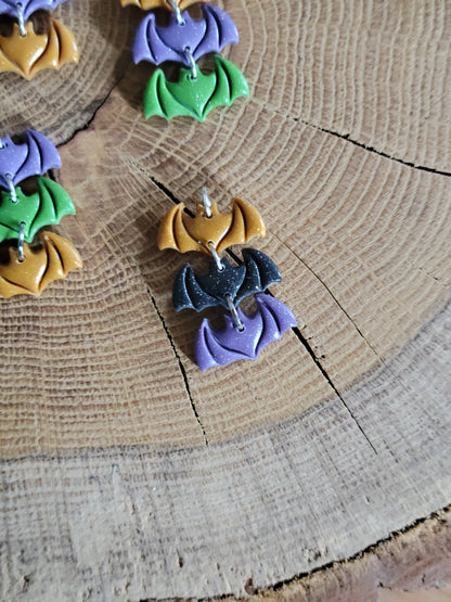 Bat Trio Earrings