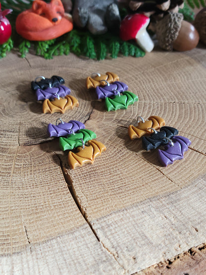 Bat Trio Earrings