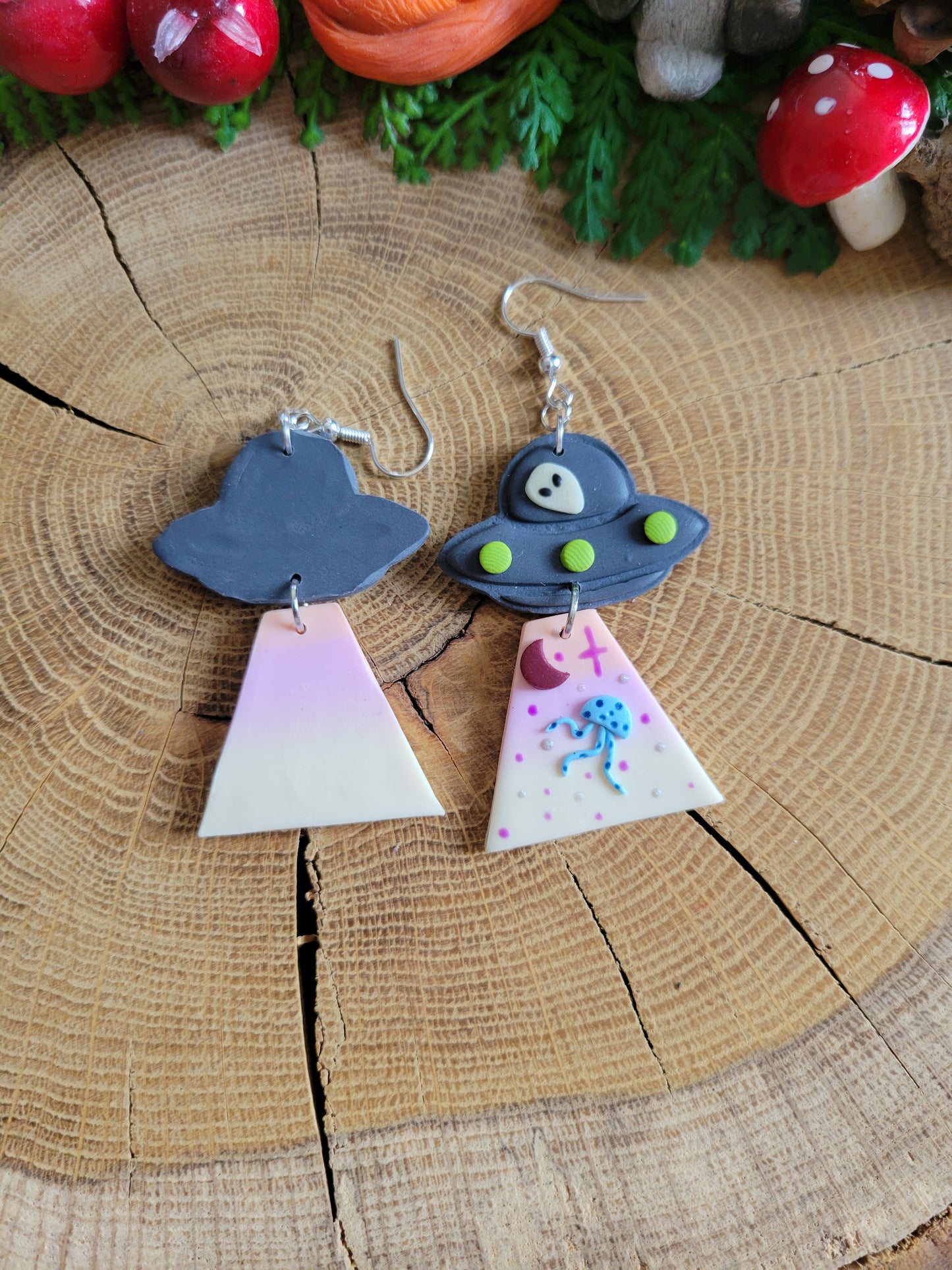 Alien Abduction: Jellyfish Earrings