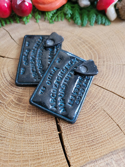 Black Ouija Board Statement Earrings