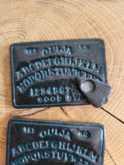 Black Ouija Board Statement Earrings