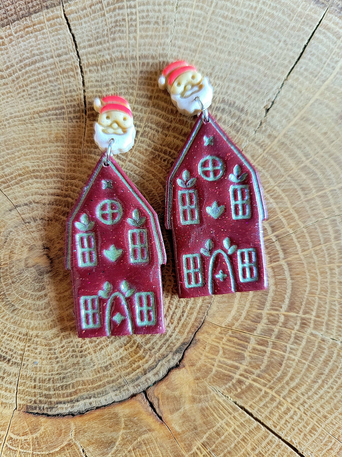 Festive House Earrings.