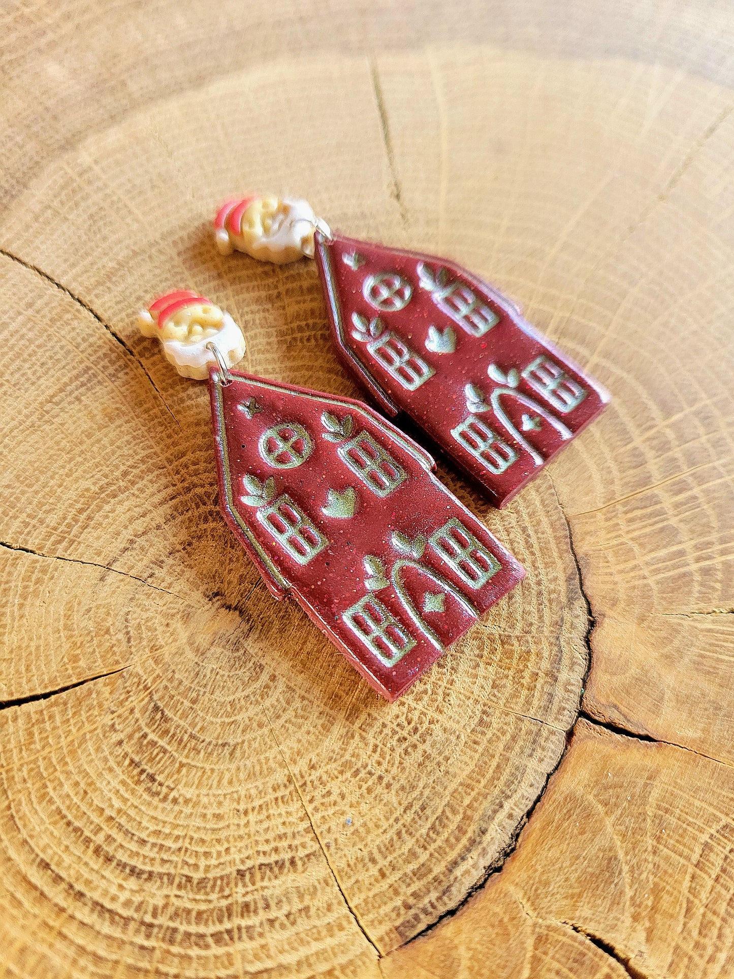 Festive House Earrings.