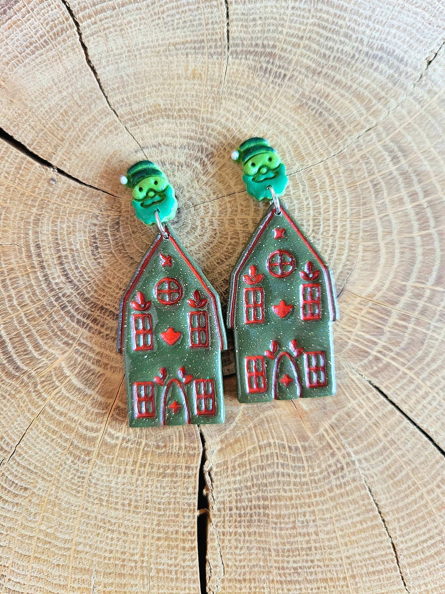 Festive House Earrings.