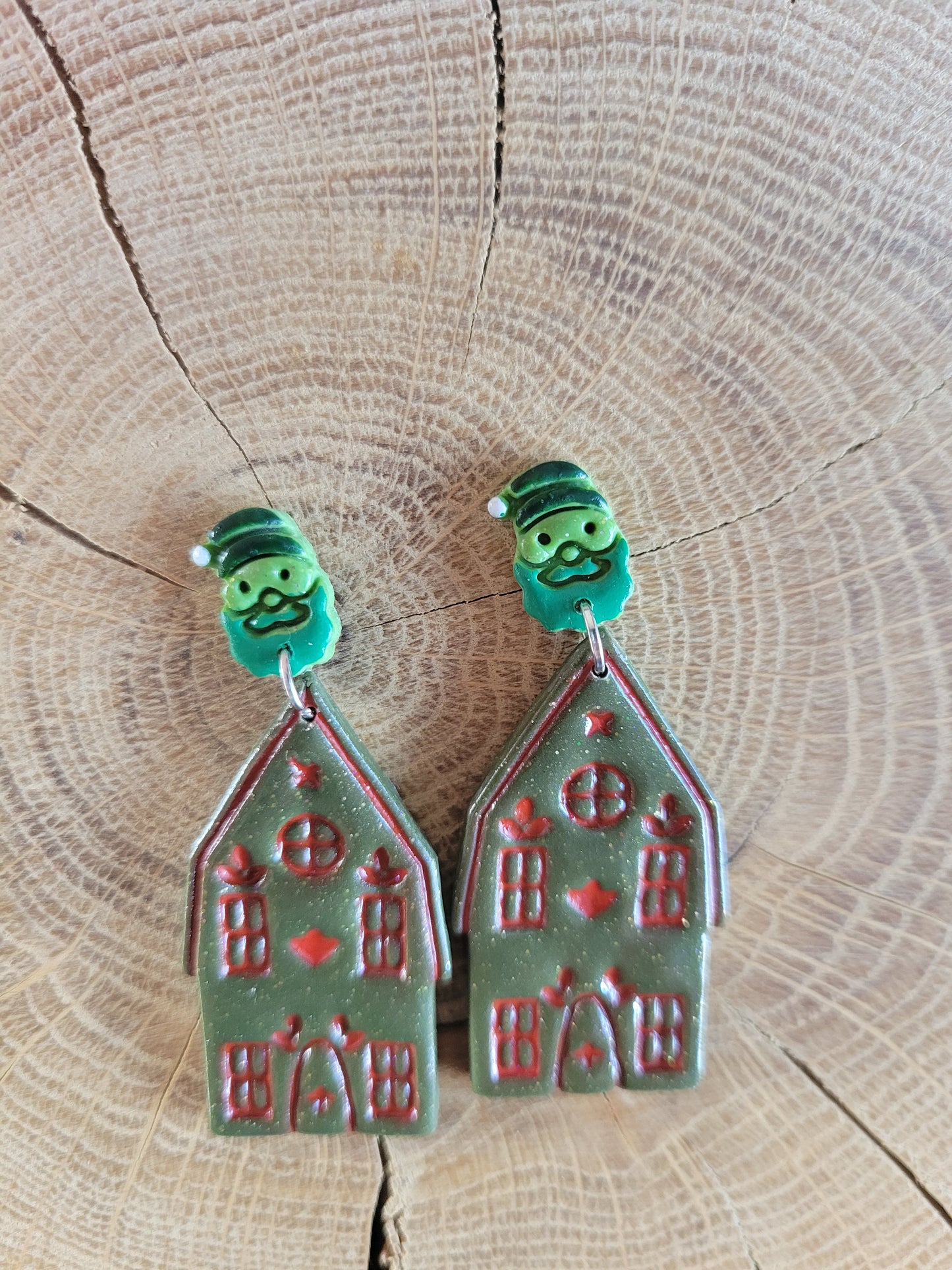 Festive House Earrings.