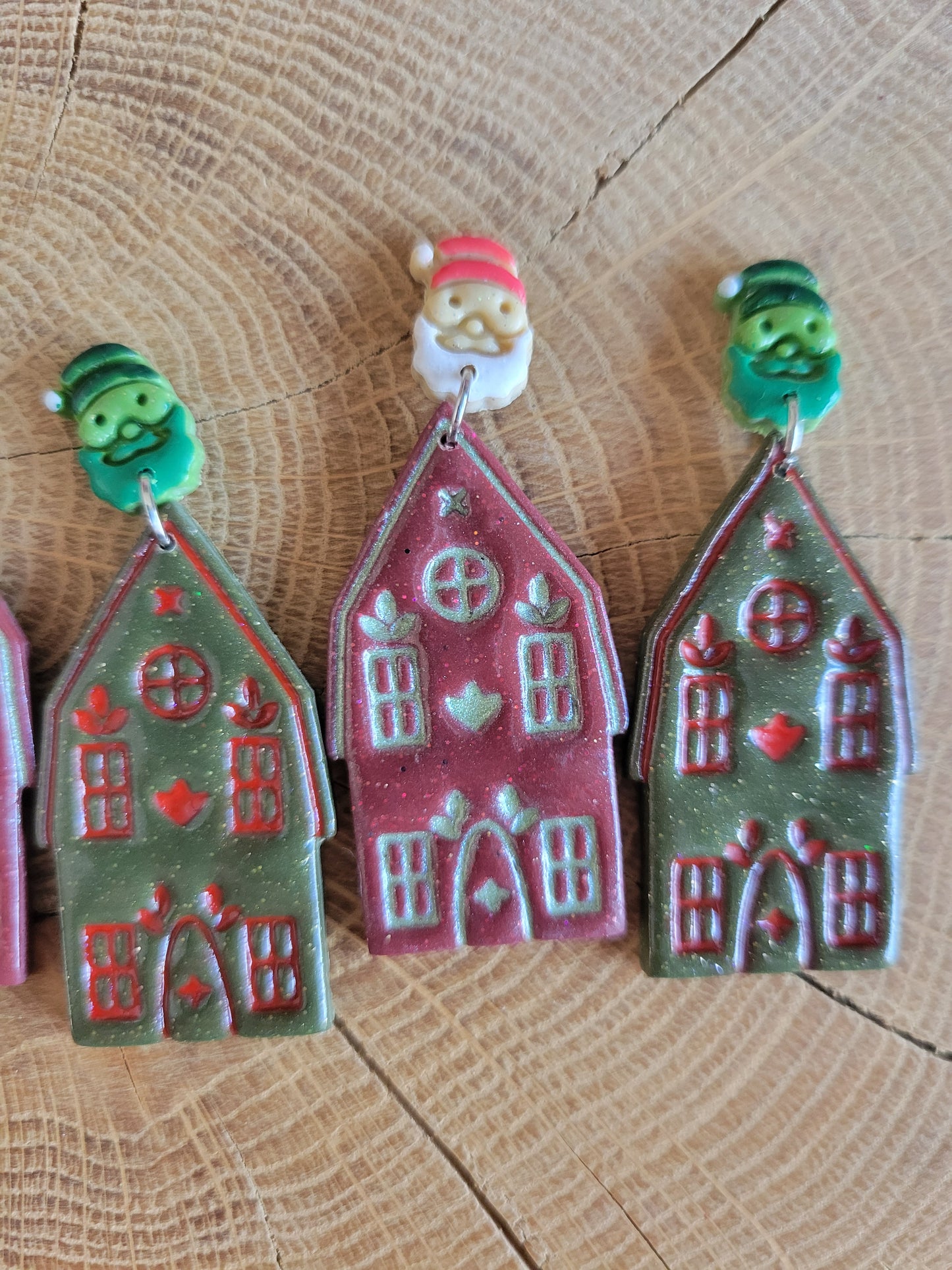 Festive House Earrings.