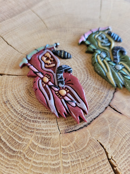 Mismatched Festive Reaper Earrings