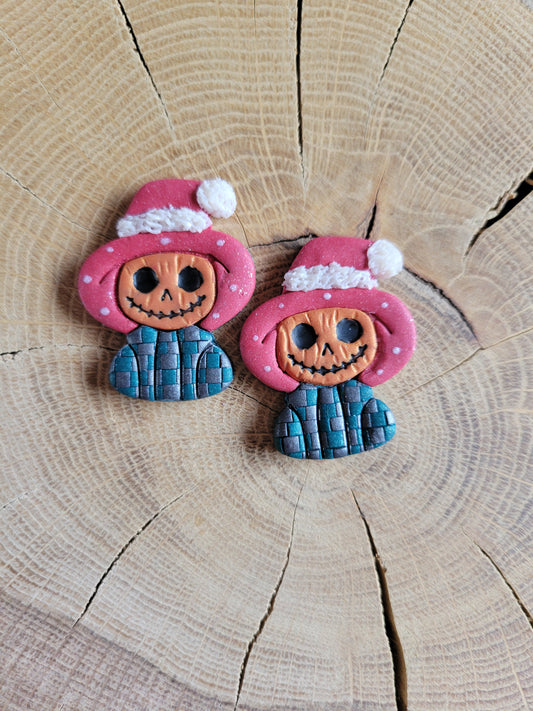 Santa Scarecrow Earrings