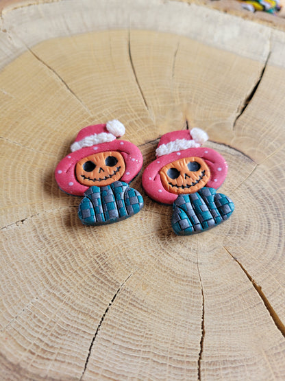 Santa Scarecrow Earrings