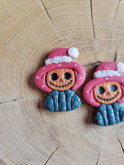 Santa Scarecrow Earrings