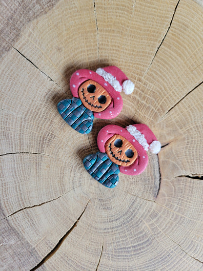 Santa Scarecrow Earrings