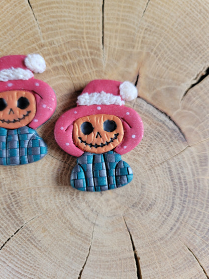 Santa Scarecrow Earrings