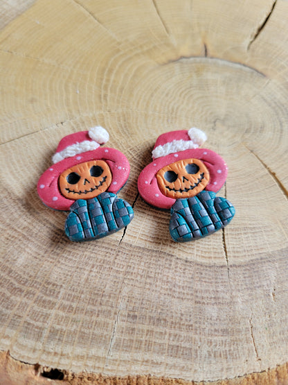 Santa Scarecrow Earrings