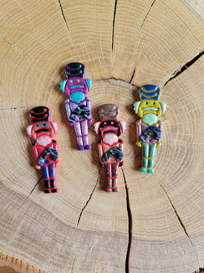 Mismatched Nutcreeper Earrings.