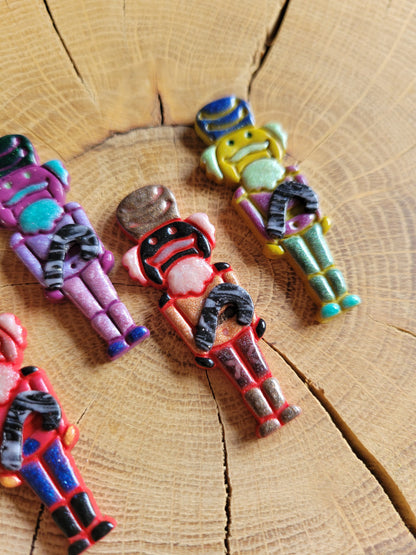 Mismatched Nutcreeper Earrings.
