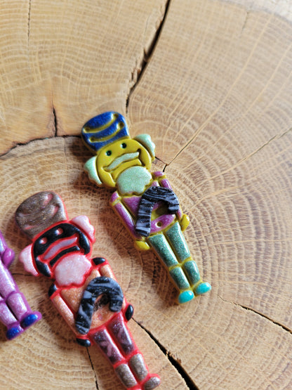 Mismatched Nutcreeper Earrings.