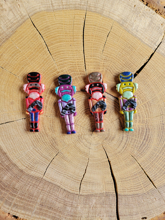 Mismatched Nutcreeper Earrings.