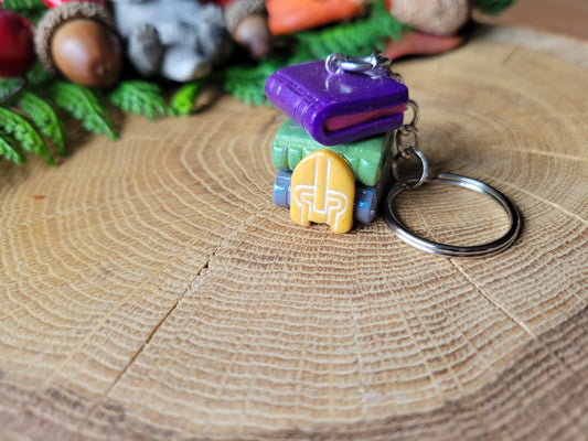 Scholar Soldier Keyring