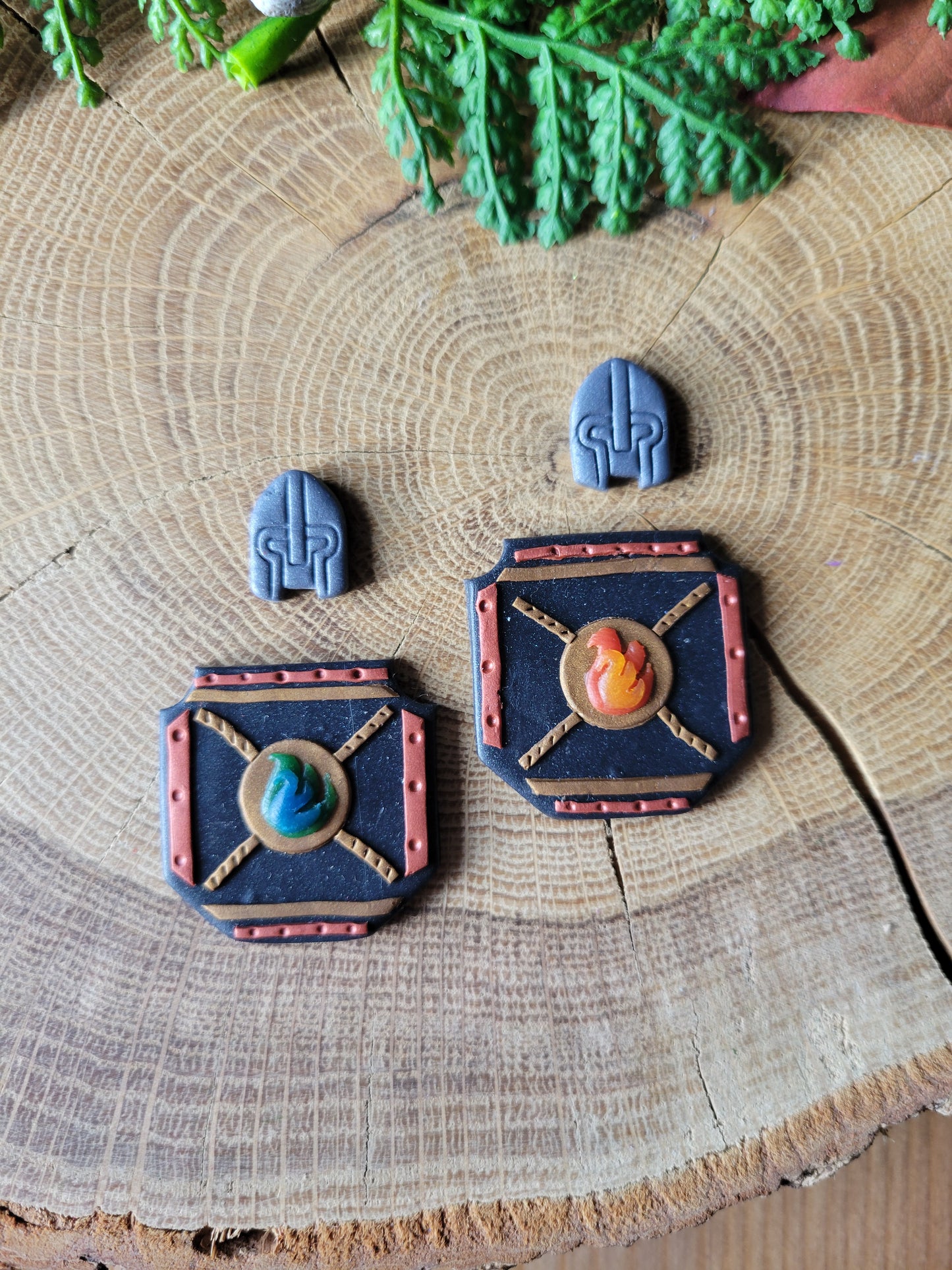 Elemental Shield Earrings