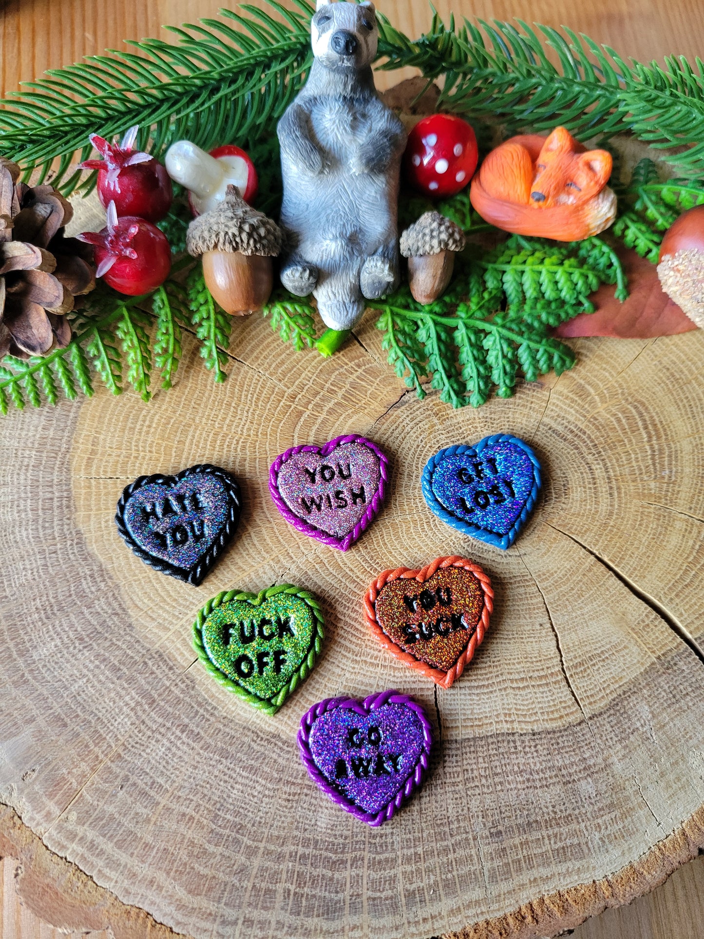 Anti-Valentine Pins