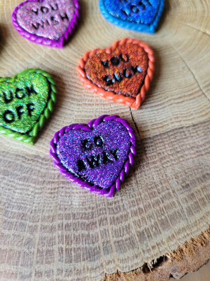 Anti-Valentine Pins