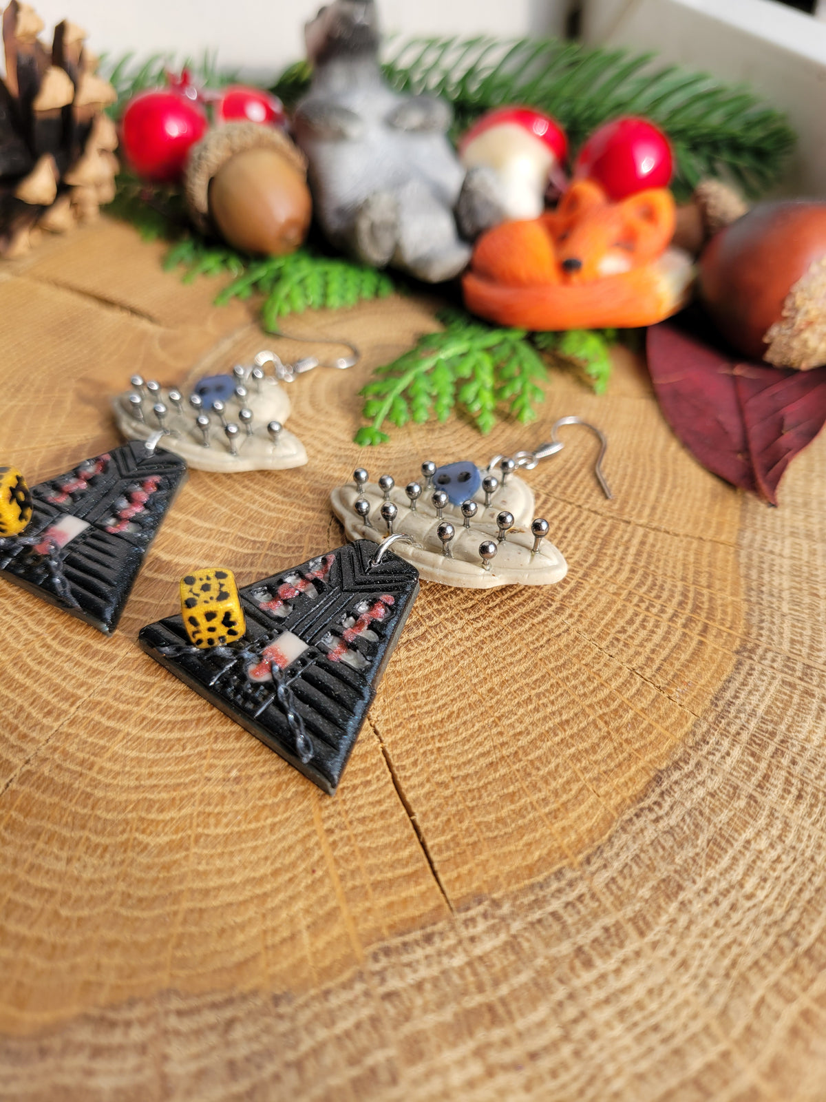 Alien Abduction: Pinhead Earrings