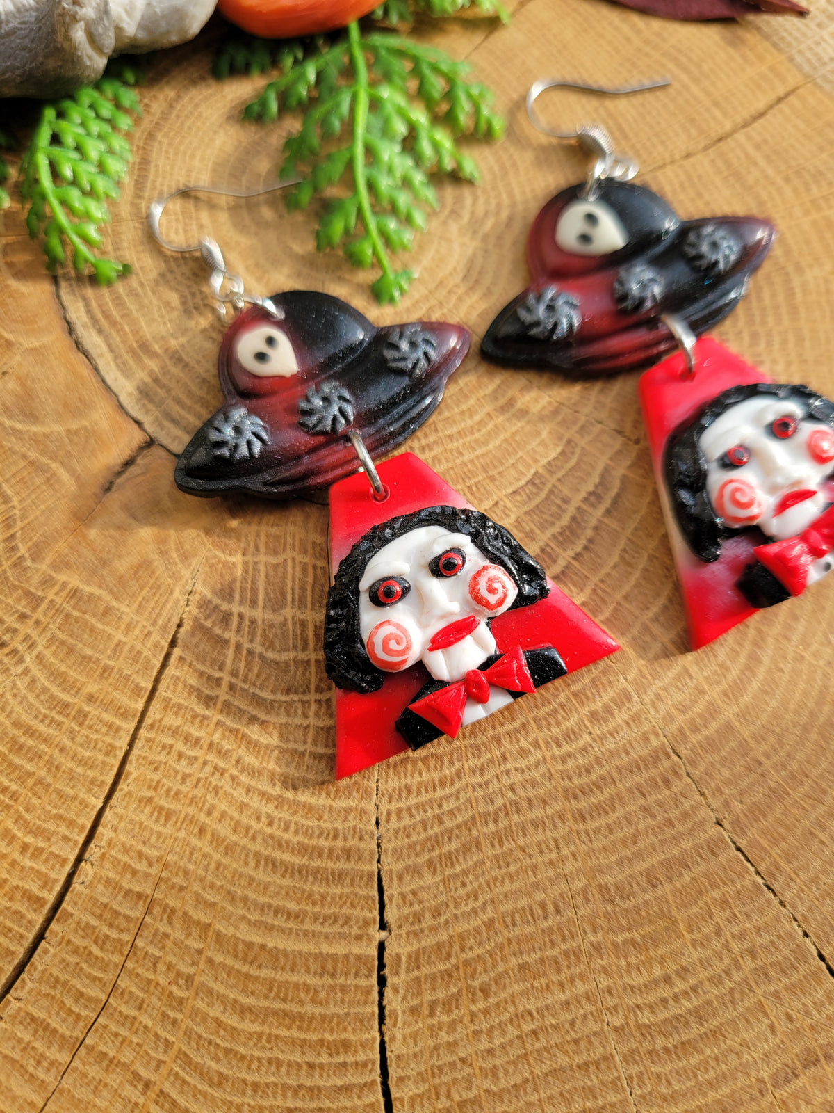Alien Abduction: Billy The Puppet Earrings