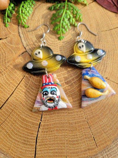 Alien Abduction: Cutter Earrings