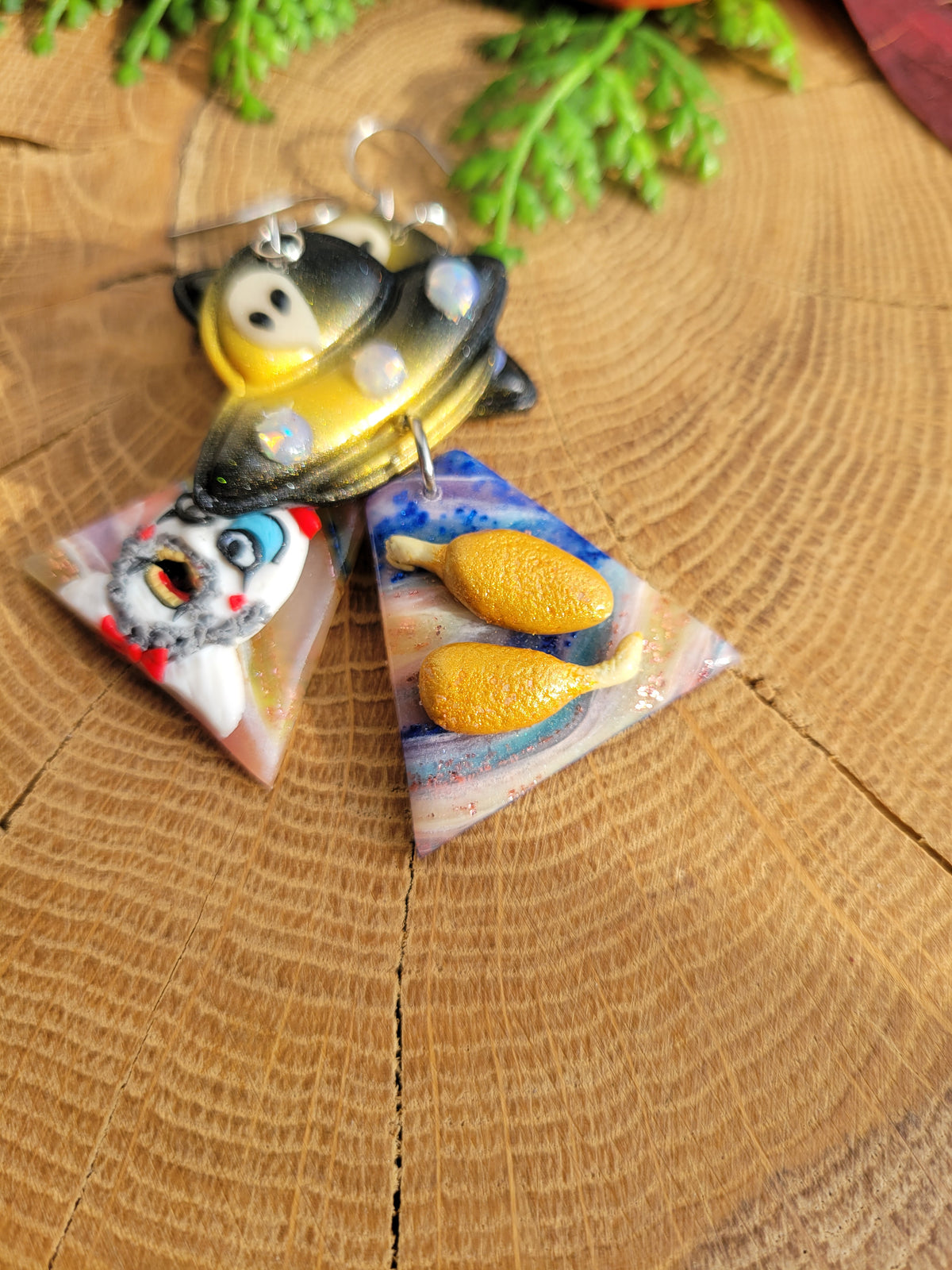 Alien Abduction: Cutter Earrings