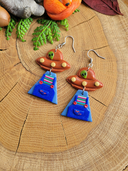 Alien Abduction: Chucky Earrings