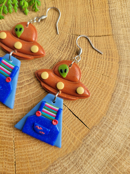 Alien Abduction: Chucky Earrings