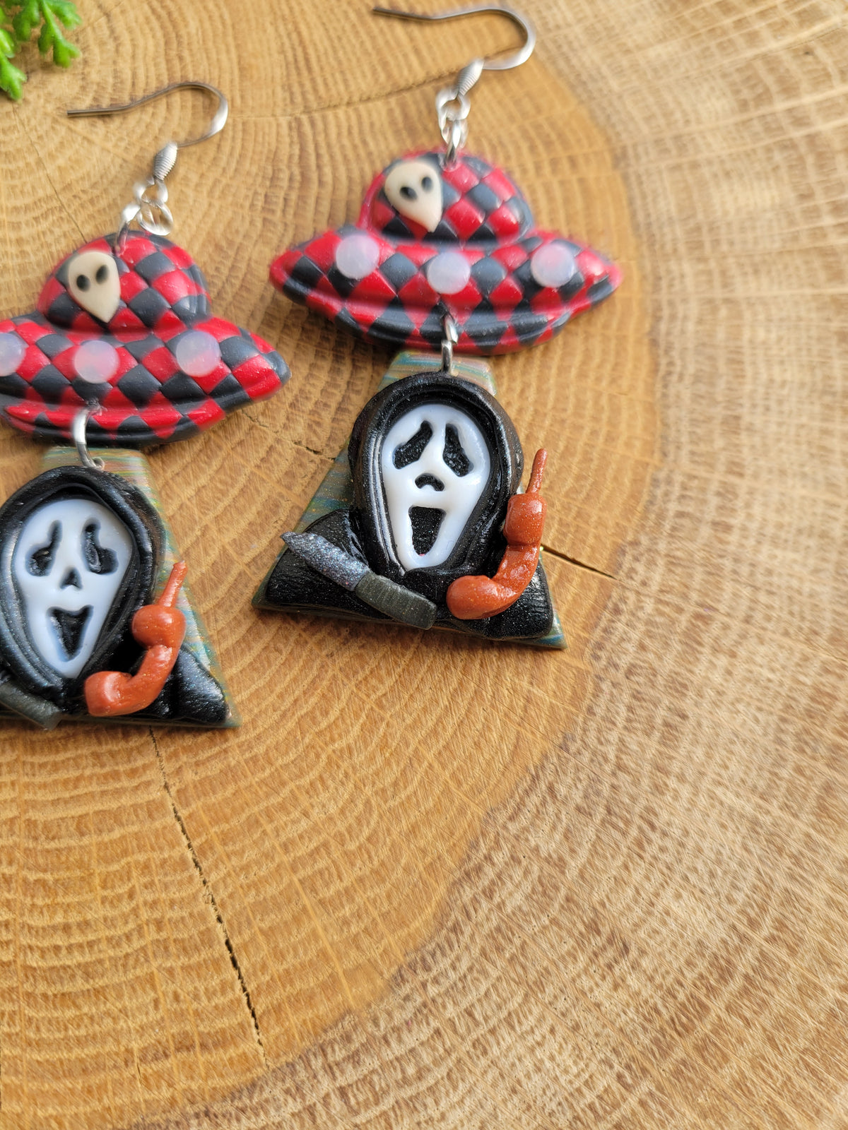 Alien Abduction: Ghostface Earrings