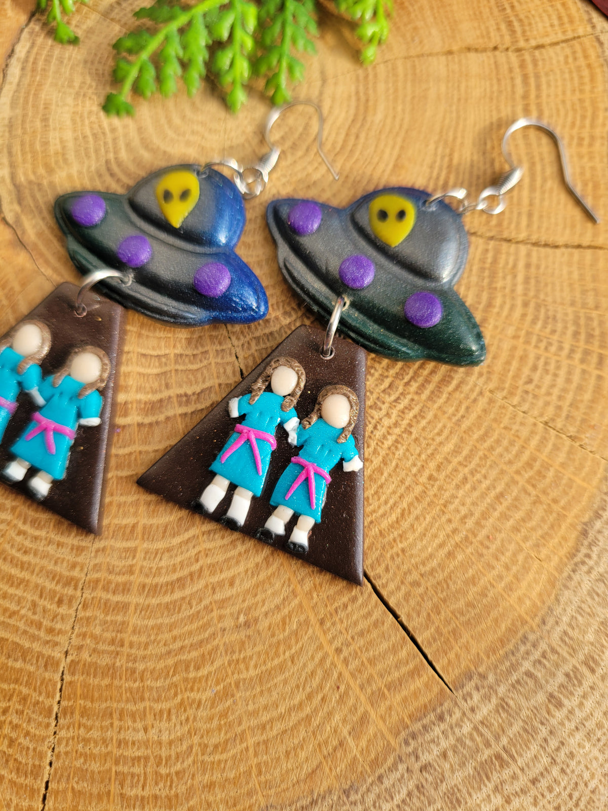 Alien Abduction: The Twins Earrings