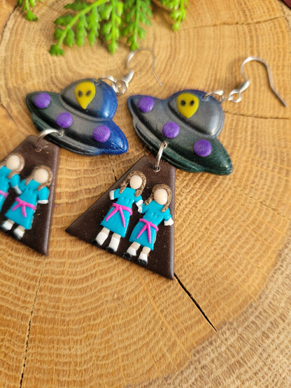 Alien Abduction: The Twins Earrings