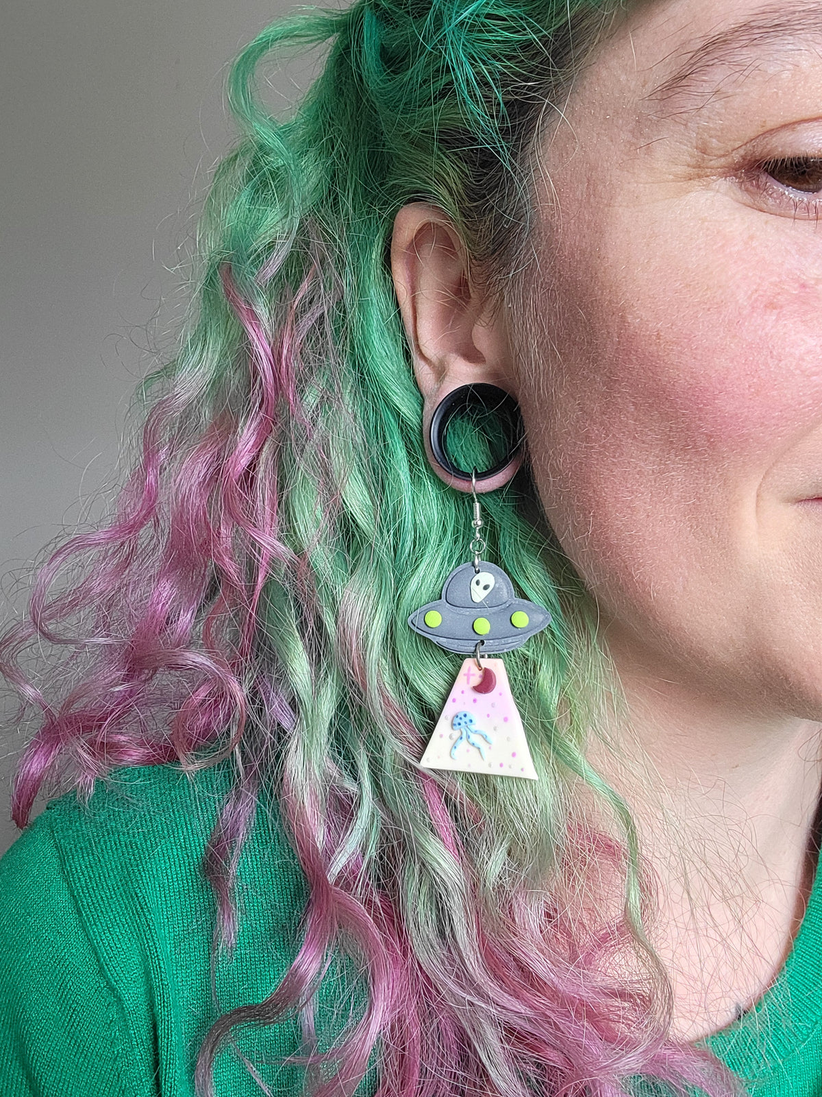 Alien Abduction: Jellyfish Earrings