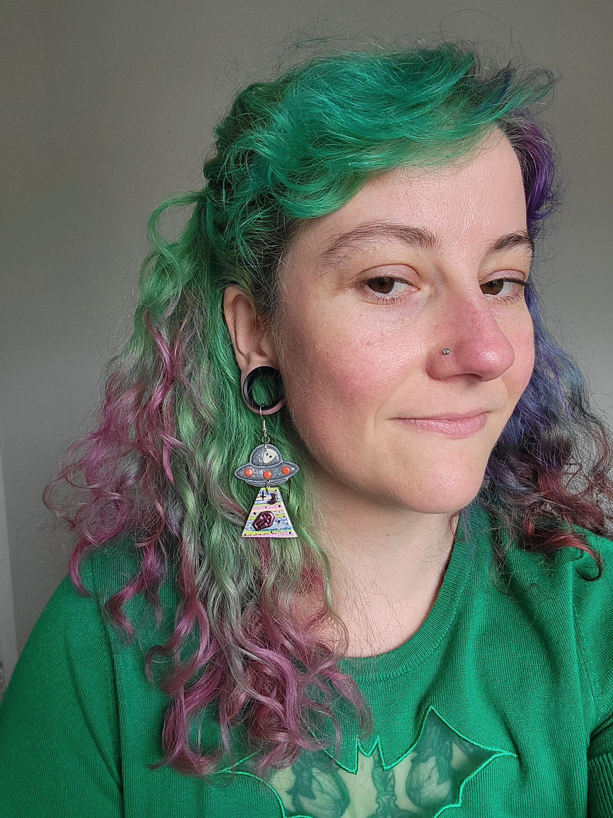 Alien Abduction: Coffin Earrings