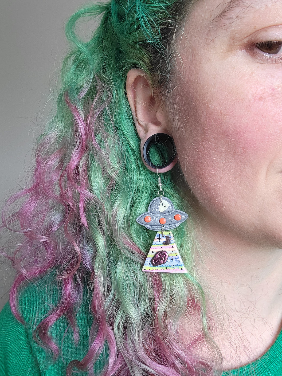 Alien Abduction: Coffin Earrings
