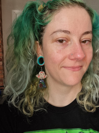 Alien Abduction: Jason Earrings