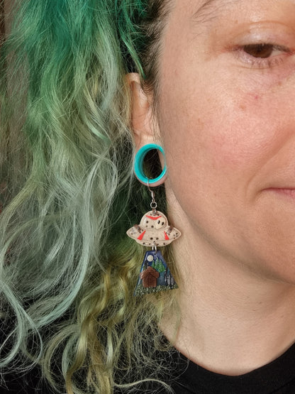 Alien Abduction: Jason Earrings
