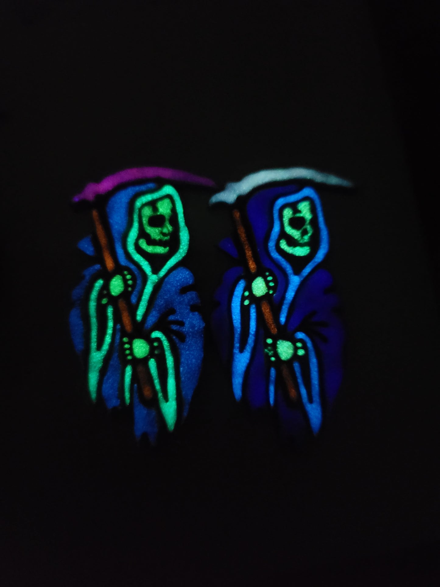 Pastel Grim Reaper Earrings
