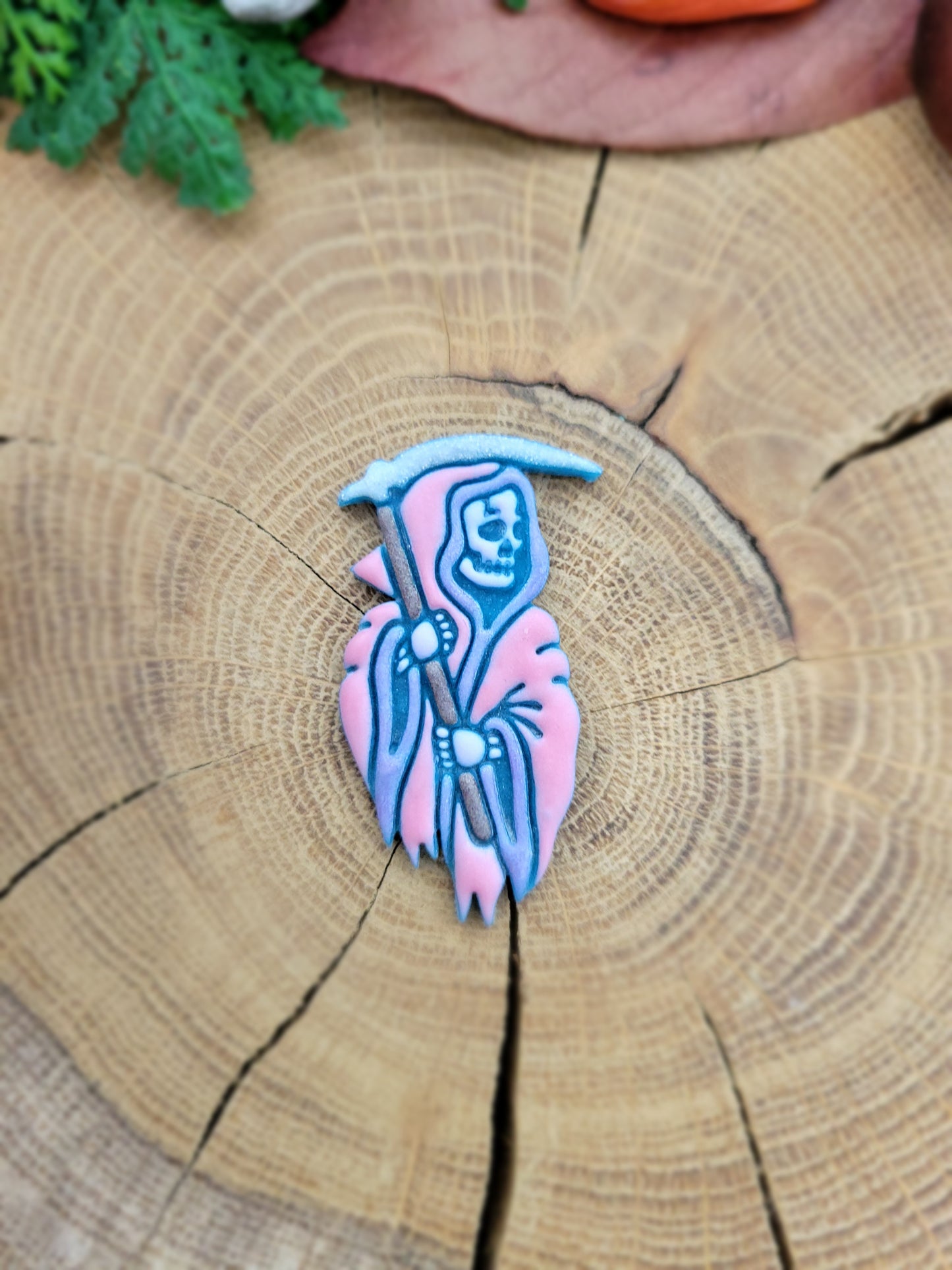 Pastel Grim Reaper Earrings