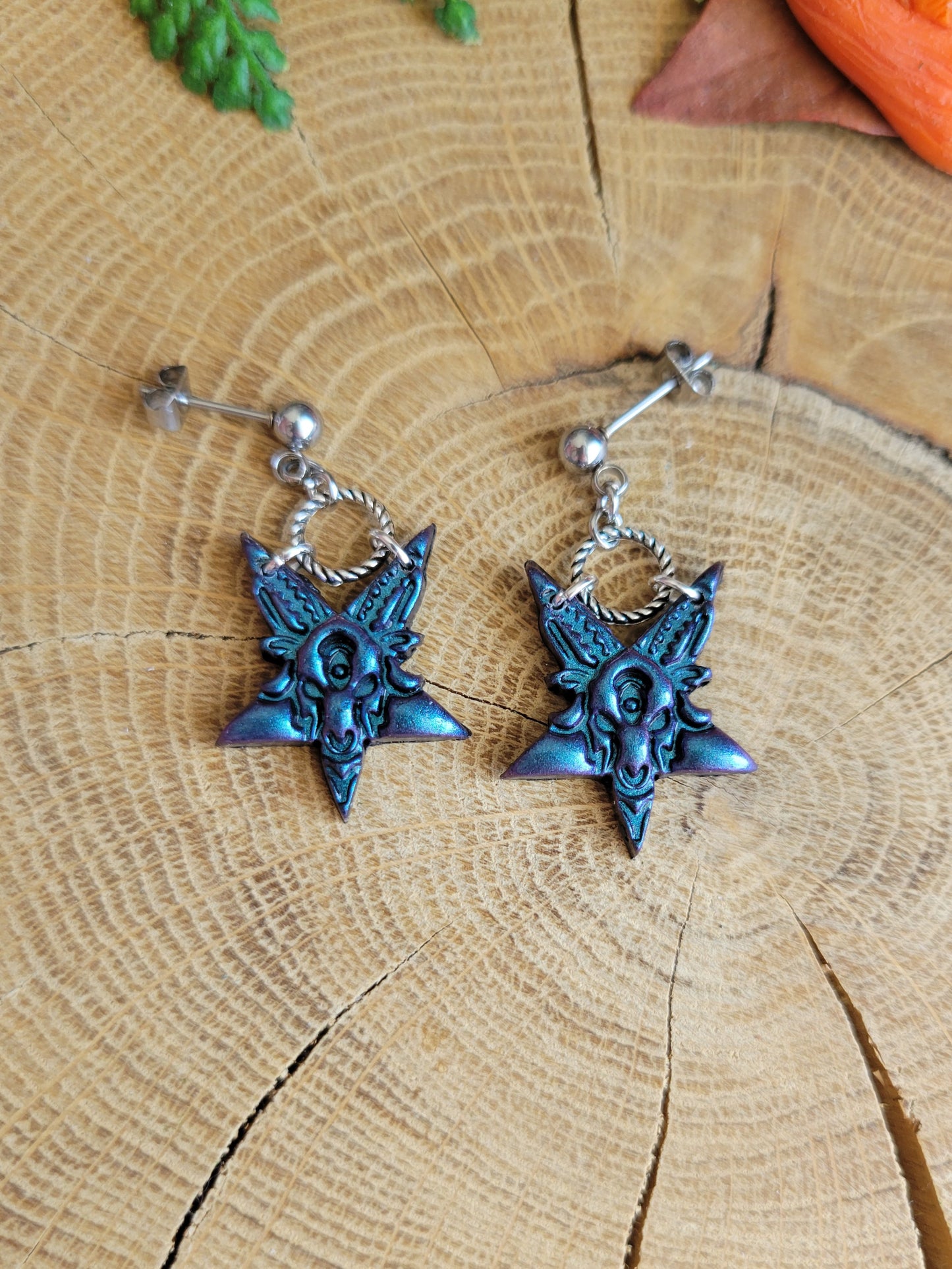 Baphomet Earrings