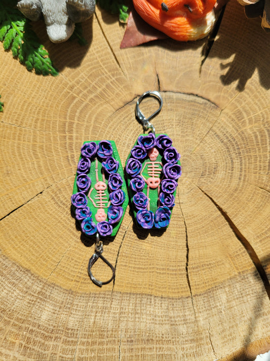 Ritual Coffin Earrings