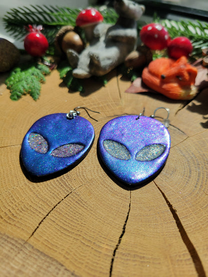 Alien Earrings