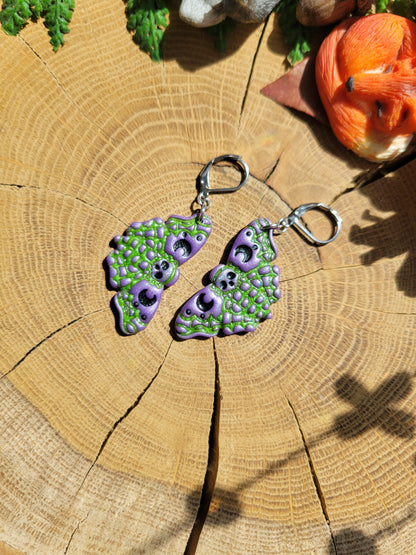 Celestial Moth Earrings