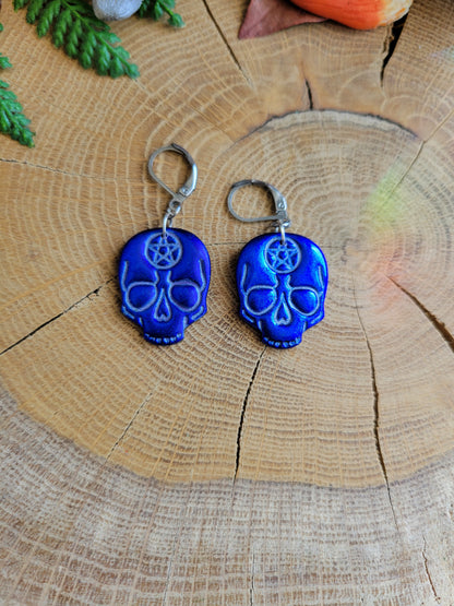 Skull Amulet Earrings