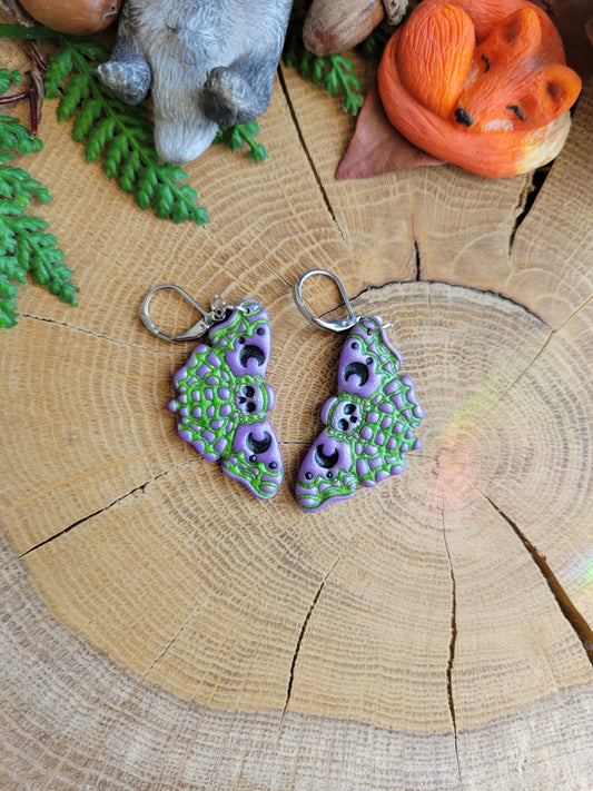 Celestial Moth Earrings